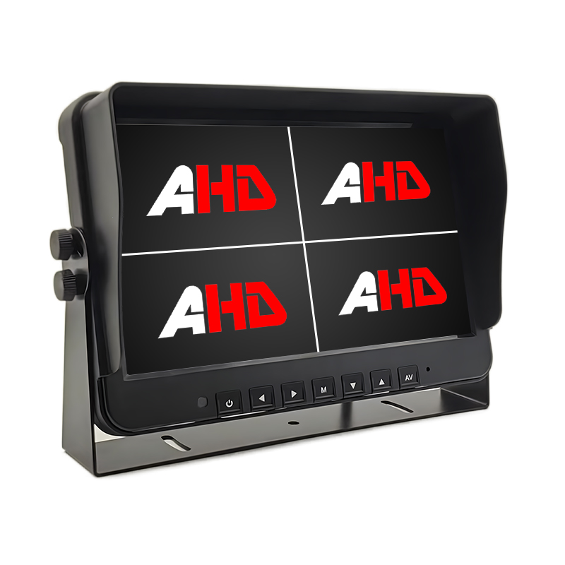 10,1-inch 4AV-ingangen Quad View AHD-voertuigmonitor