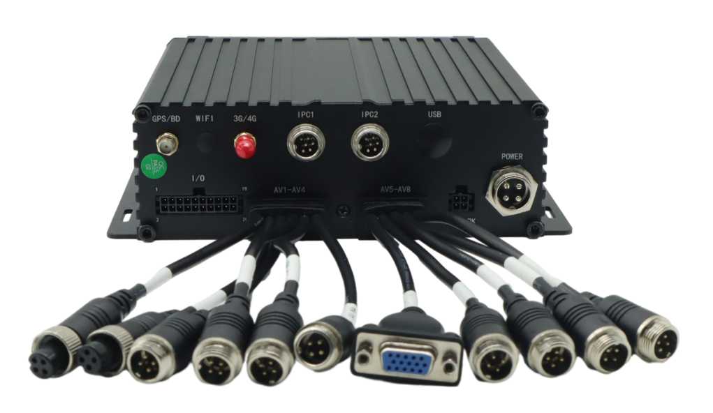 8CH HDD voertuig mobiele DVR met GPS Wifi voor vrachtwagen