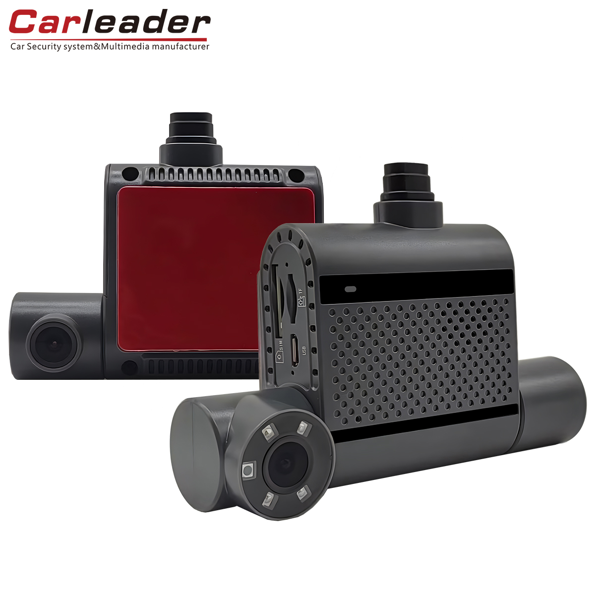Drive slimmer, blijf beschermd-carleader dual-channel DVR-opname HD 1080p dash camera