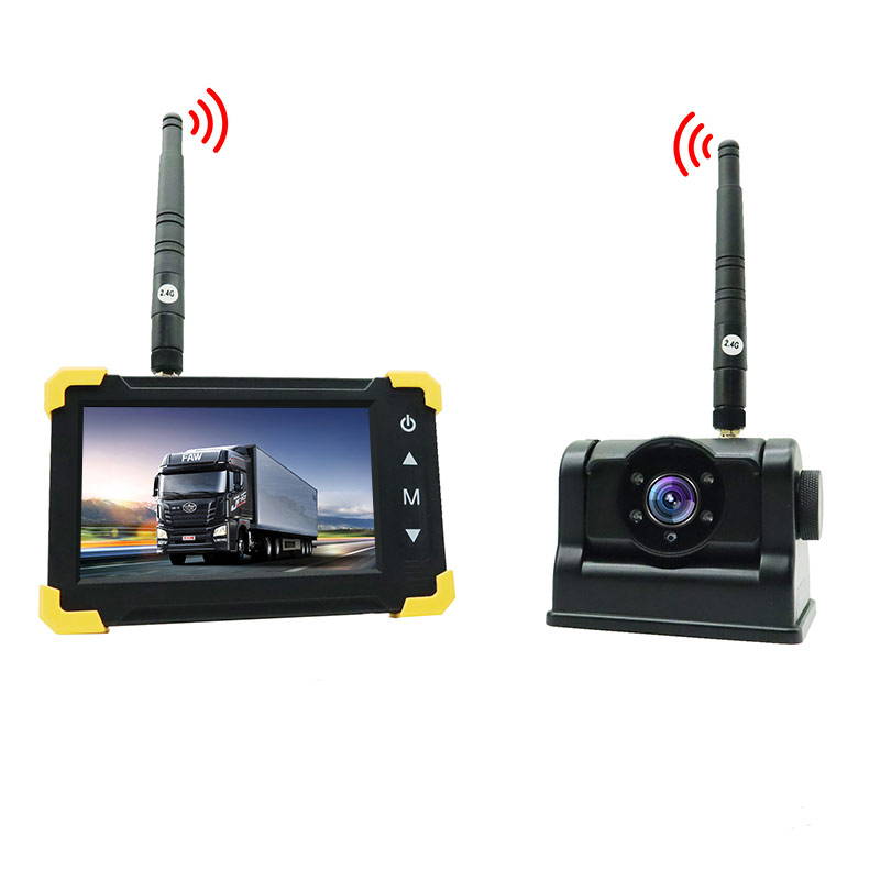 Carleader 5 inch oplaadbaar digitaal draadloos bewakingssysteem - Uw vertrouwde partner voor veiliger rijden.