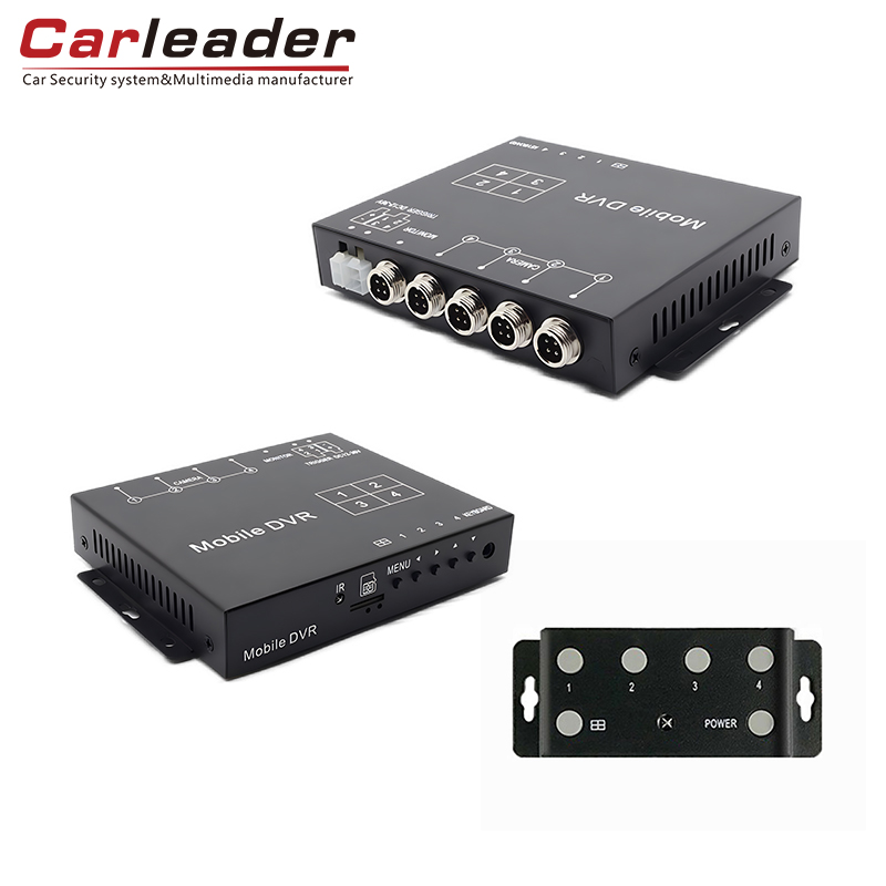 Carleader 4ch AHD 1080P Mini Mobile DVR -ondersteuning TF -kaartopslag