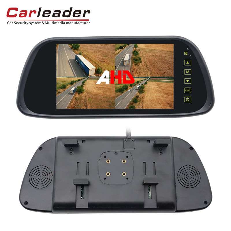 Upgrade de visie van uw voertuig met carleader 2 in 1 installatie 7 inch quad ahd achteruitkijk spiegelmonitor