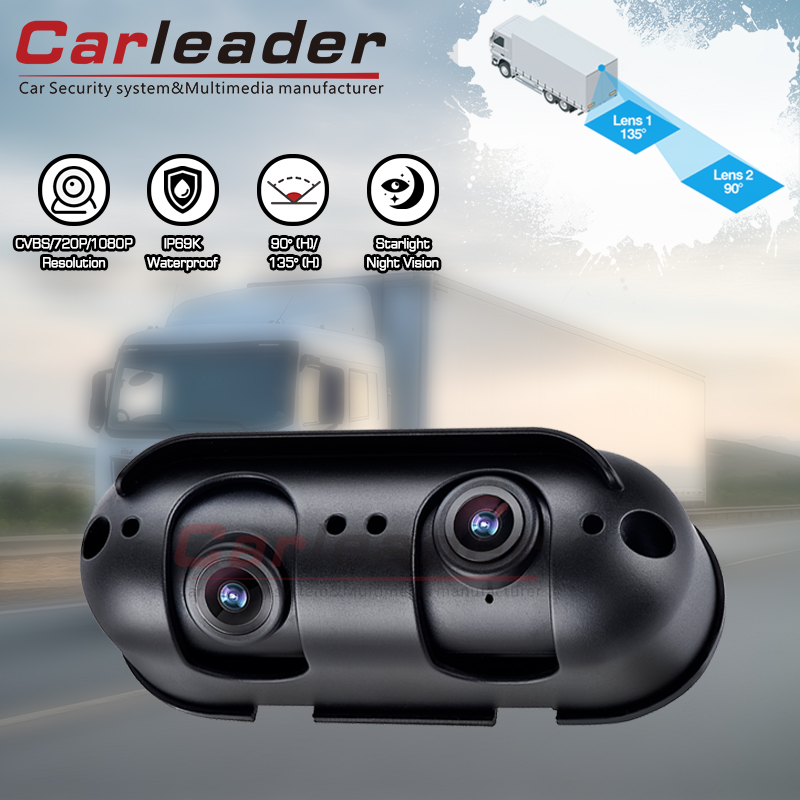 Carleader Starlight waterdichte dubbele lens HD zware achteruitkijkcamera: zie duidelijk, drive vol vertrouwen.