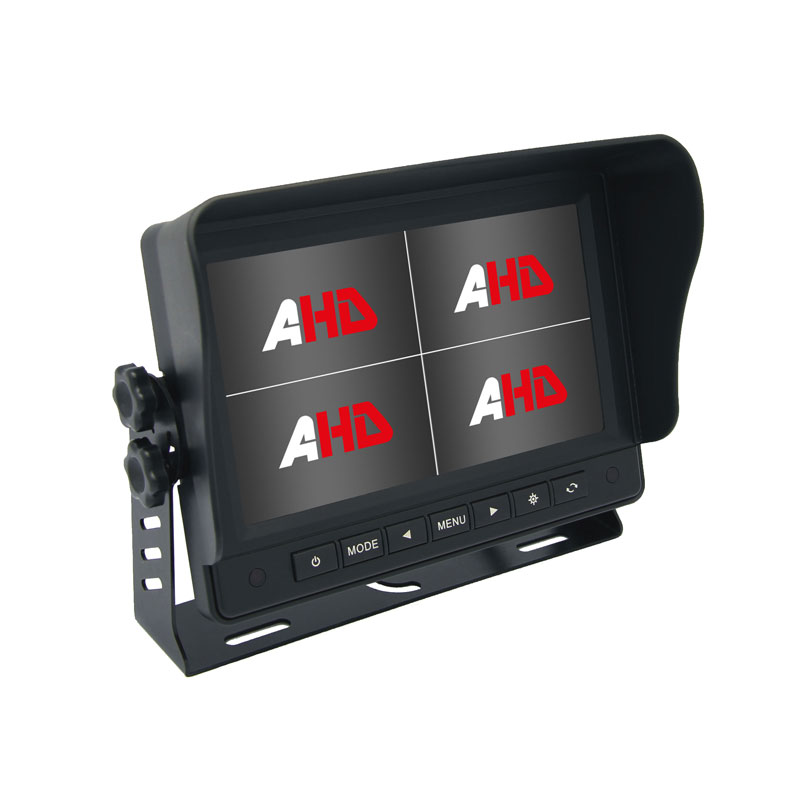 Carleader 7 inch 4-kanaals quad-view display AHD-voertuigmonitor voor duidelijke, betrouwbare voertuigbewaking