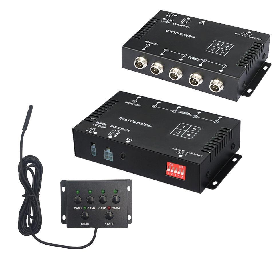 Carleader AHD Quad View Split Box-videoprocessor
