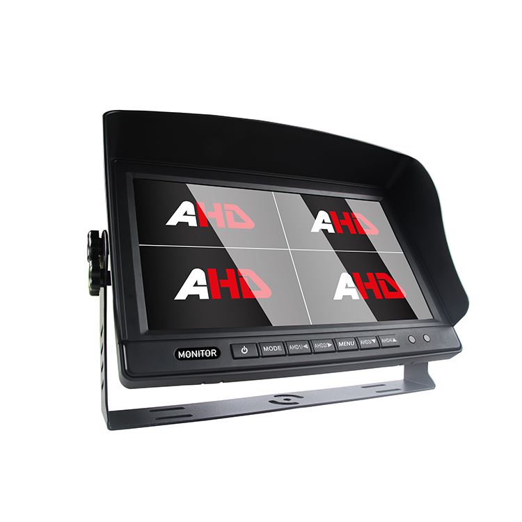 Carleader 10,1 inch 4CH AHD-ingangen Quad View-voertuigmonitor
