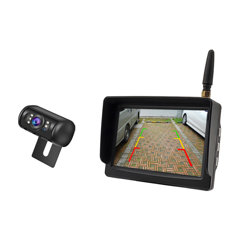 Carleader 5 inch draadloos achteruitrijmonitor en camerasysteem voor voertuig
