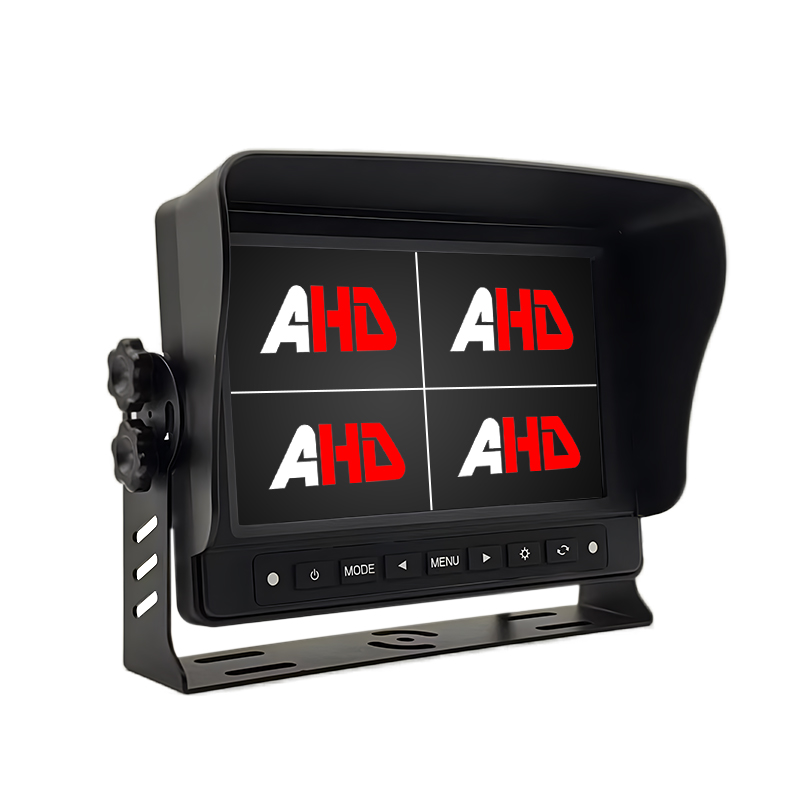Carleader 7 inch waterdichte quad-split-display zware vrachtwagenmonitor