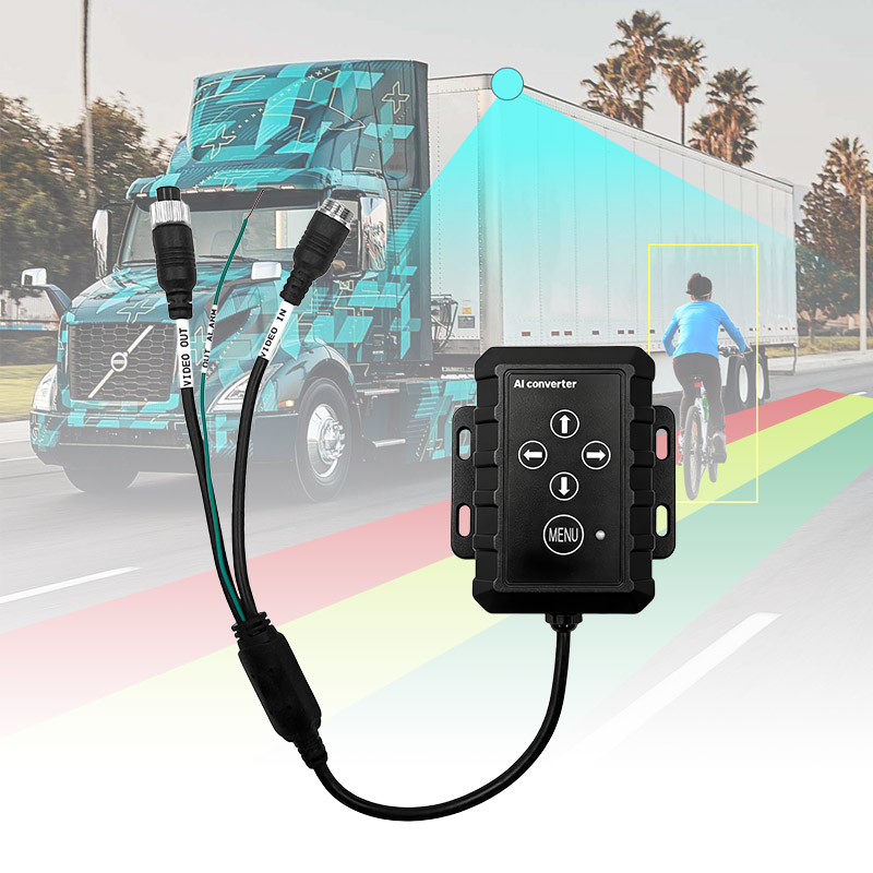Carleader AI-detectie-algoritmeconverter Ingebouwde kalibratie Geschikt voor CVBS/AHD-camera