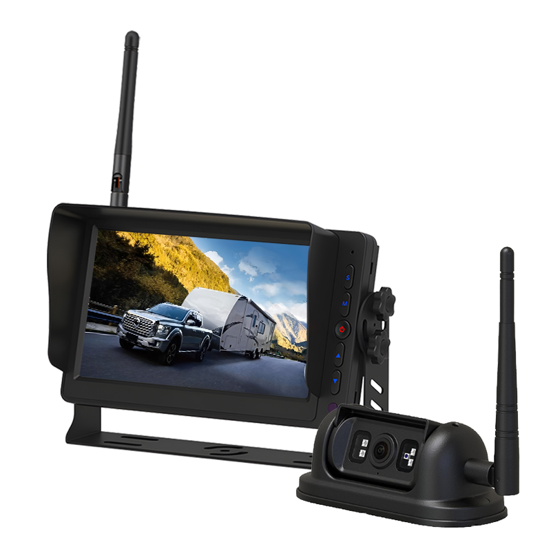 Carleader 7 inch 2,4 GHz digitaal draadloos HD-camera- en monitorsysteem Carleader 7 inch 2,4 GHz digitaal draadloos HD-camera- en monitorsysteem