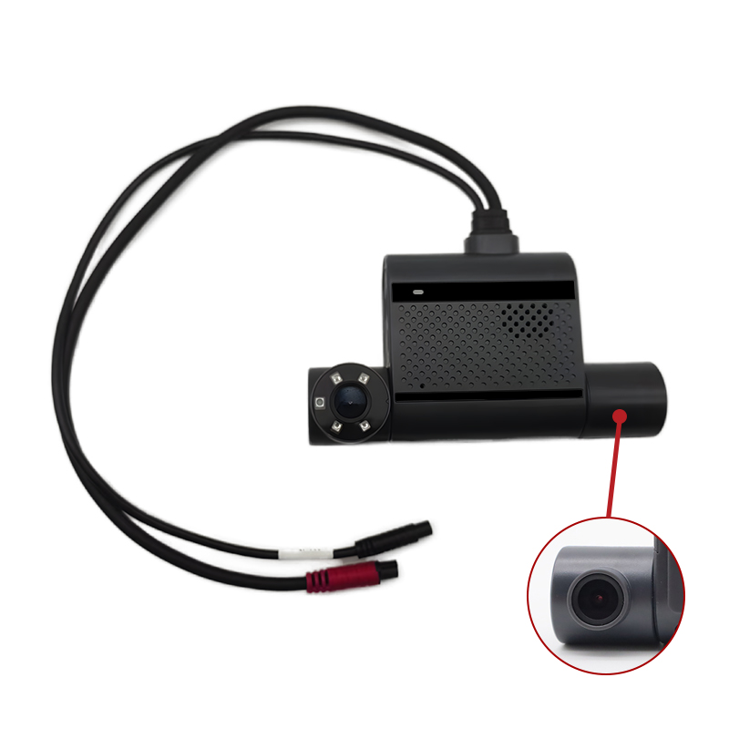 3-kanaals AI ADAS DMS auto-dashcam