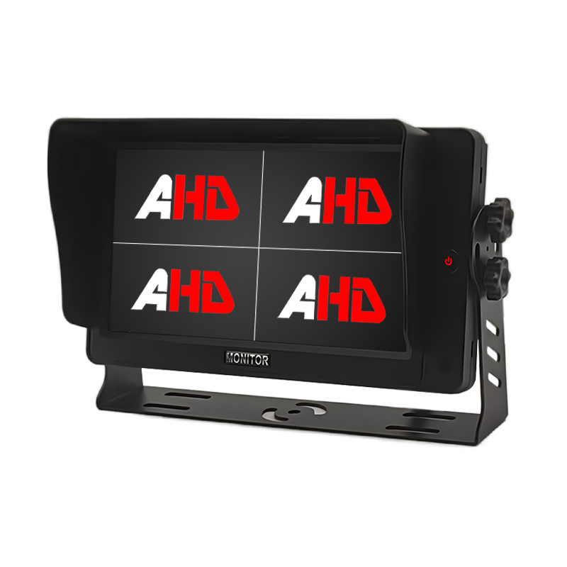 7 inch hoge helderheid AHD Quad View zware voertuigbus vrachtwagenmonitor