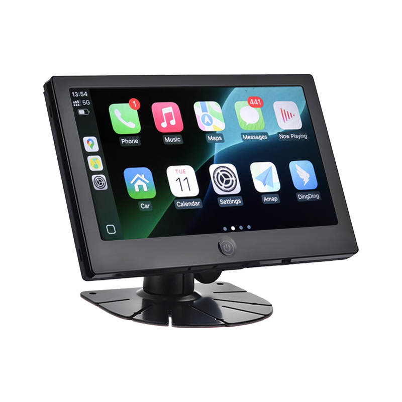 7 inch IPS bedrijfsvoertuig AHD-monitor ondersteunt CarPlay Multimedia