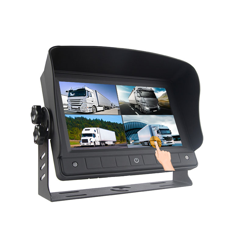 7 inch touchscreen quad split-display voertuig AHD-monitor